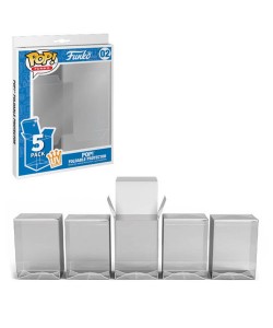 CAJA PROTECTORA FUNKO POP PLEGABLE PACK 5 UNIDADES PLASTICO 53008