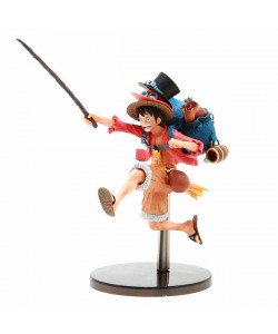 FIGURA BANPRESTO ONE PIECE THREE BROTHERS LUFFY I