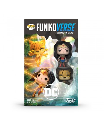 JUEGO DE MESA FUNKOVERSE DC EDICION 102 WONDER WOMAN & CHEETAH