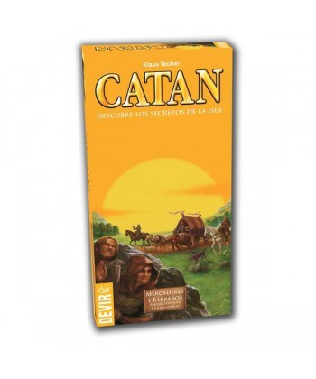 JUEGO DE MESA DEVIR CATAN MERCADERES Y BARBAROS 5-6 JUGADORES