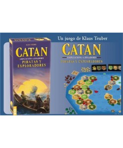 JUEGO DE MESA DEVIR CATAN PIRATAS Y EXPLORADORES 5-6 JUGADORES