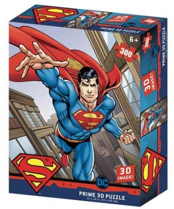 PUZZLE 3D LENTICULAR DC COMICS SUPERMAN 300 PIEZAS