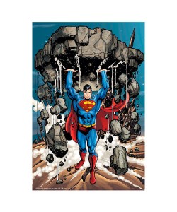 PUZZLE 3D LENTICULAR DC COMICS SUPERMAN LEVANTANDO ESCOMBROS 300 PIEZAS