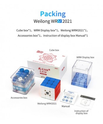 Moyu Weilong 3x3 WR M 2021 Stick.