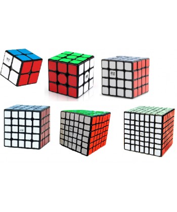 PACK QiYi 2x2-7x7 negro